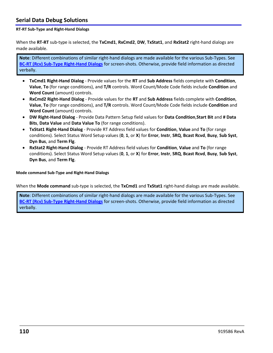 Serial data debug solutions 110 | Teledyne LeCroy Serial Data Debug Solutions User Manual | Page 110 / 204