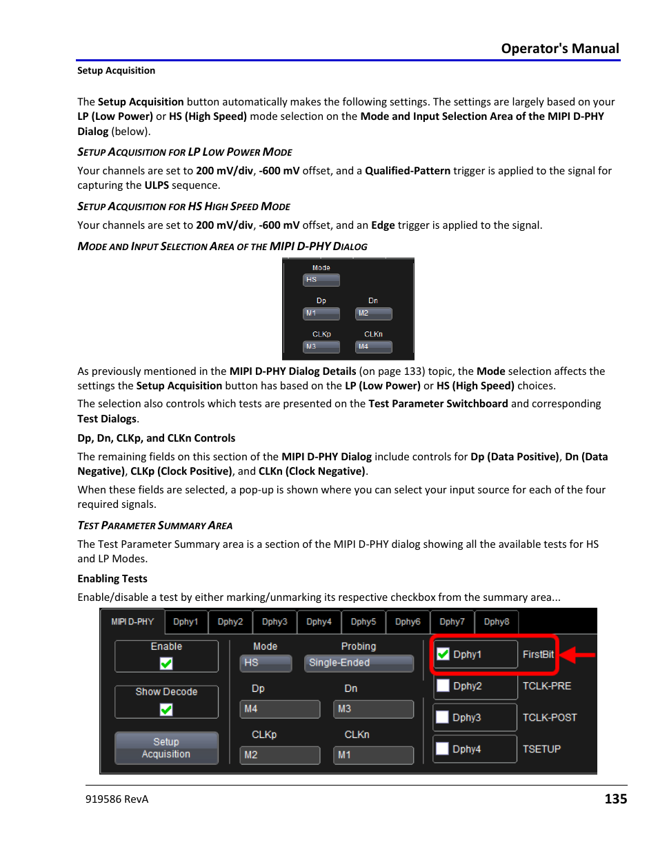 Operator's manual | Teledyne LeCroy Serial Data Debug Solutions User Manual | Page 135 / 204