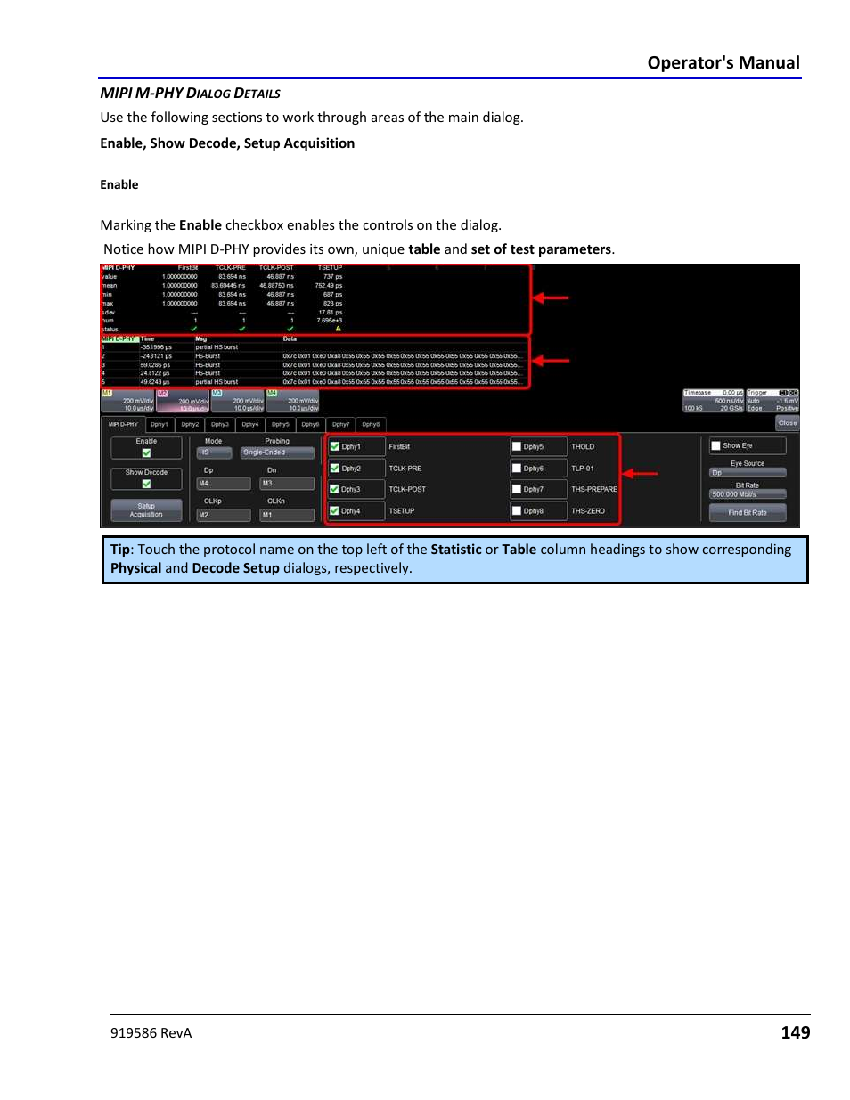 Operator's manual | Teledyne LeCroy Serial Data Debug Solutions User Manual | Page 149 / 204