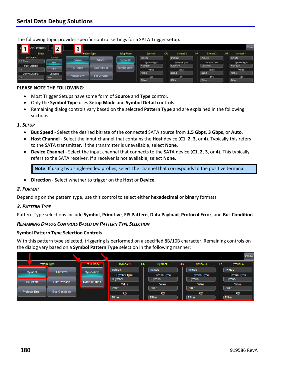 Sata trigger setup detail, Serial data debug solutions 180 | Teledyne LeCroy Serial Data Debug Solutions User Manual | Page 180 / 204