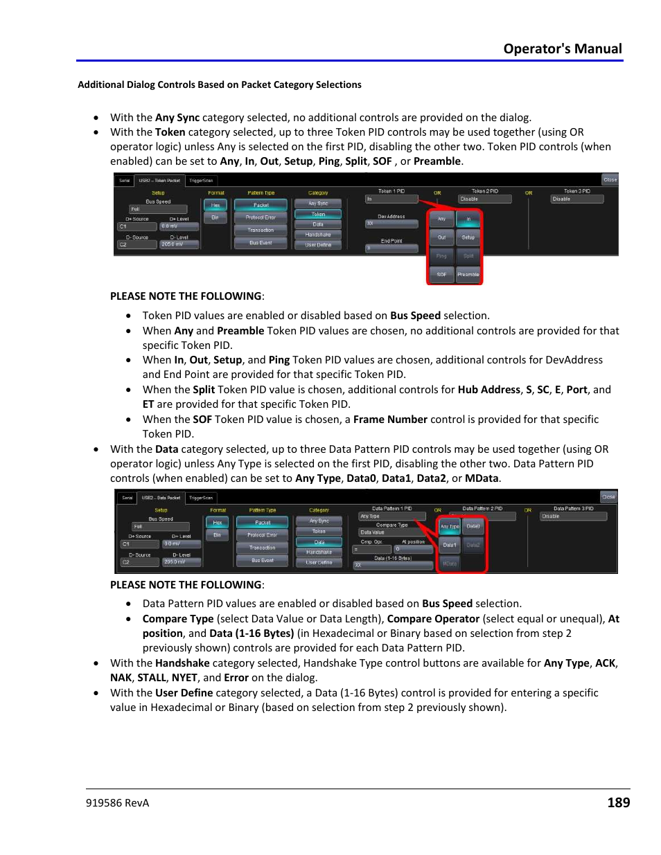 Operator's manual | Teledyne LeCroy Serial Data Debug Solutions User Manual | Page 189 / 204