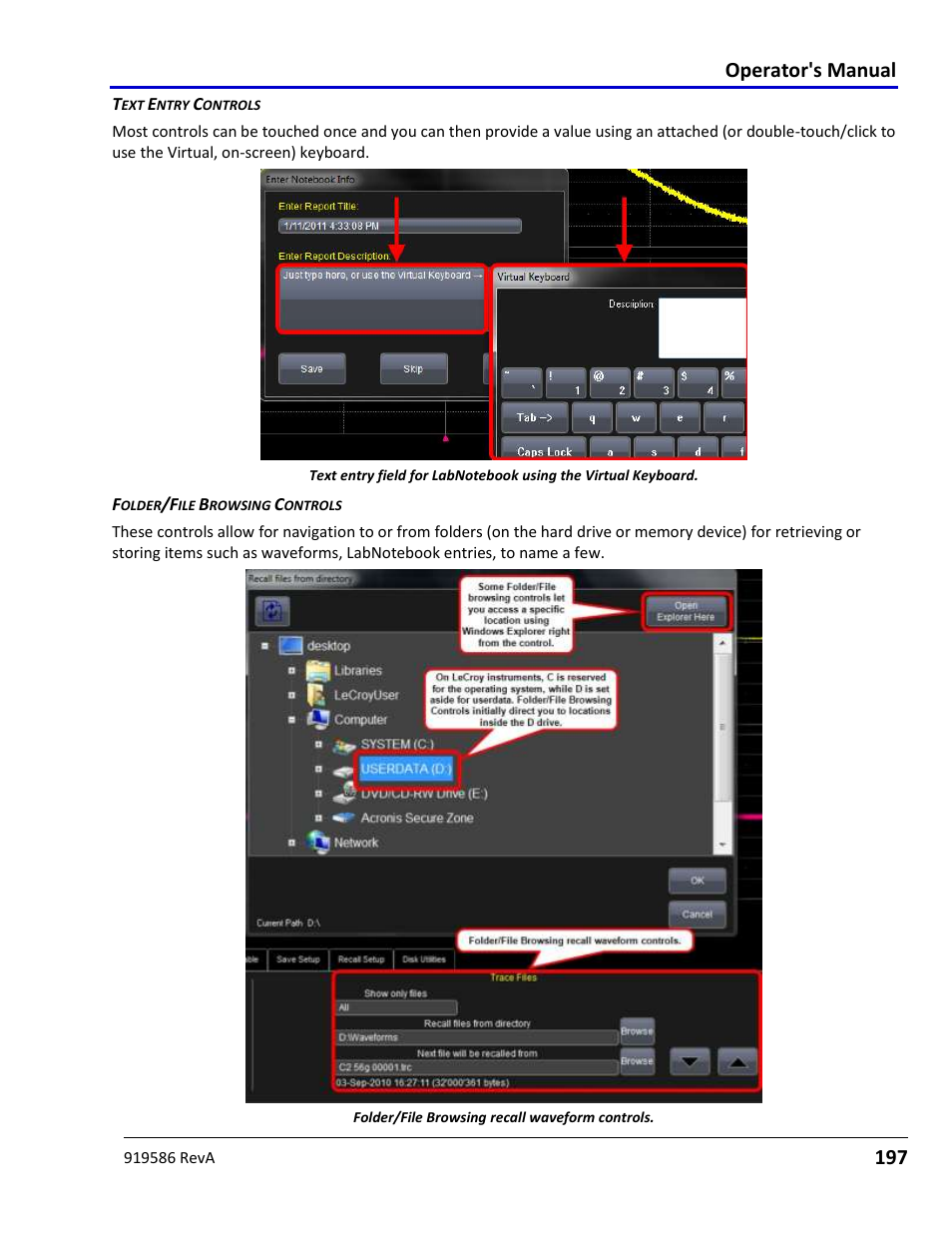Operator's manual | Teledyne LeCroy Serial Data Debug Solutions User Manual | Page 197 / 204