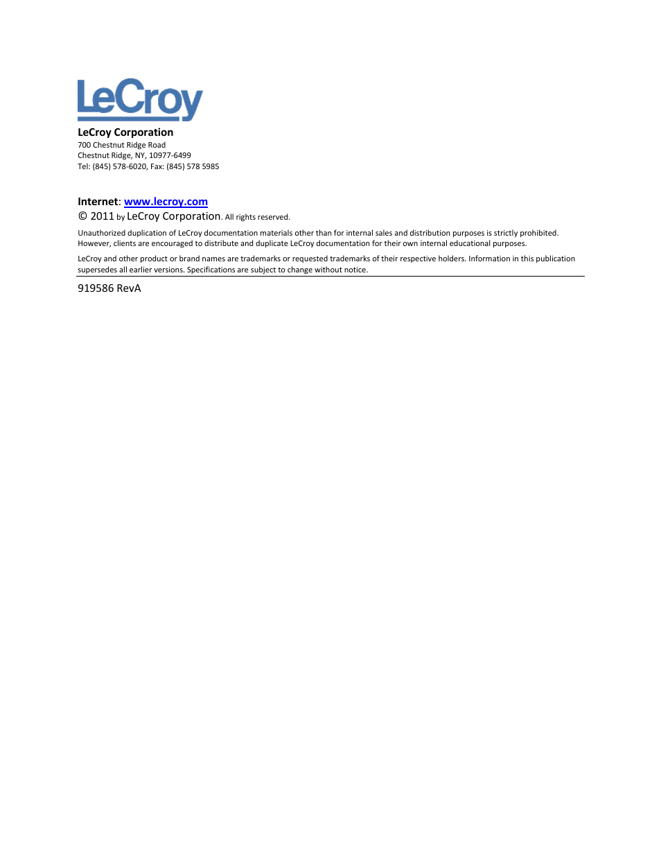 Teledyne LeCroy Serial Data Debug Solutions User Manual | Page 2 / 204