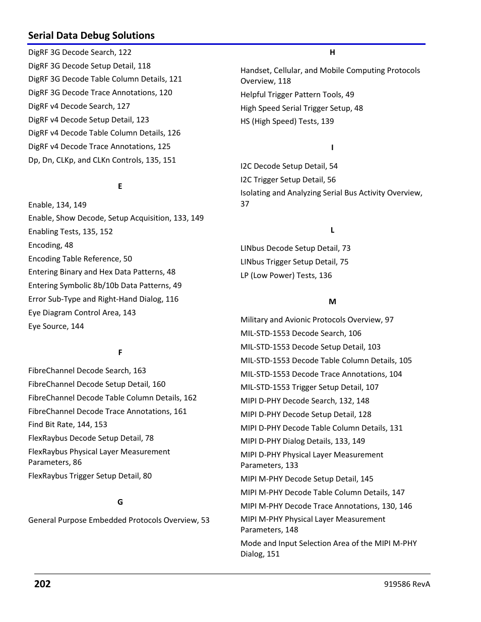 Serial data debug solutions 202 | Teledyne LeCroy Serial Data Debug Solutions User Manual | Page 202 / 204