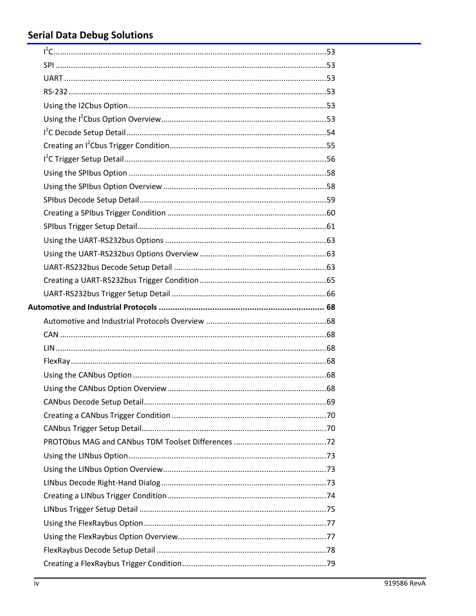 Serial data debug solutions | Teledyne LeCroy Serial Data Debug Solutions User Manual | Page 4 / 204