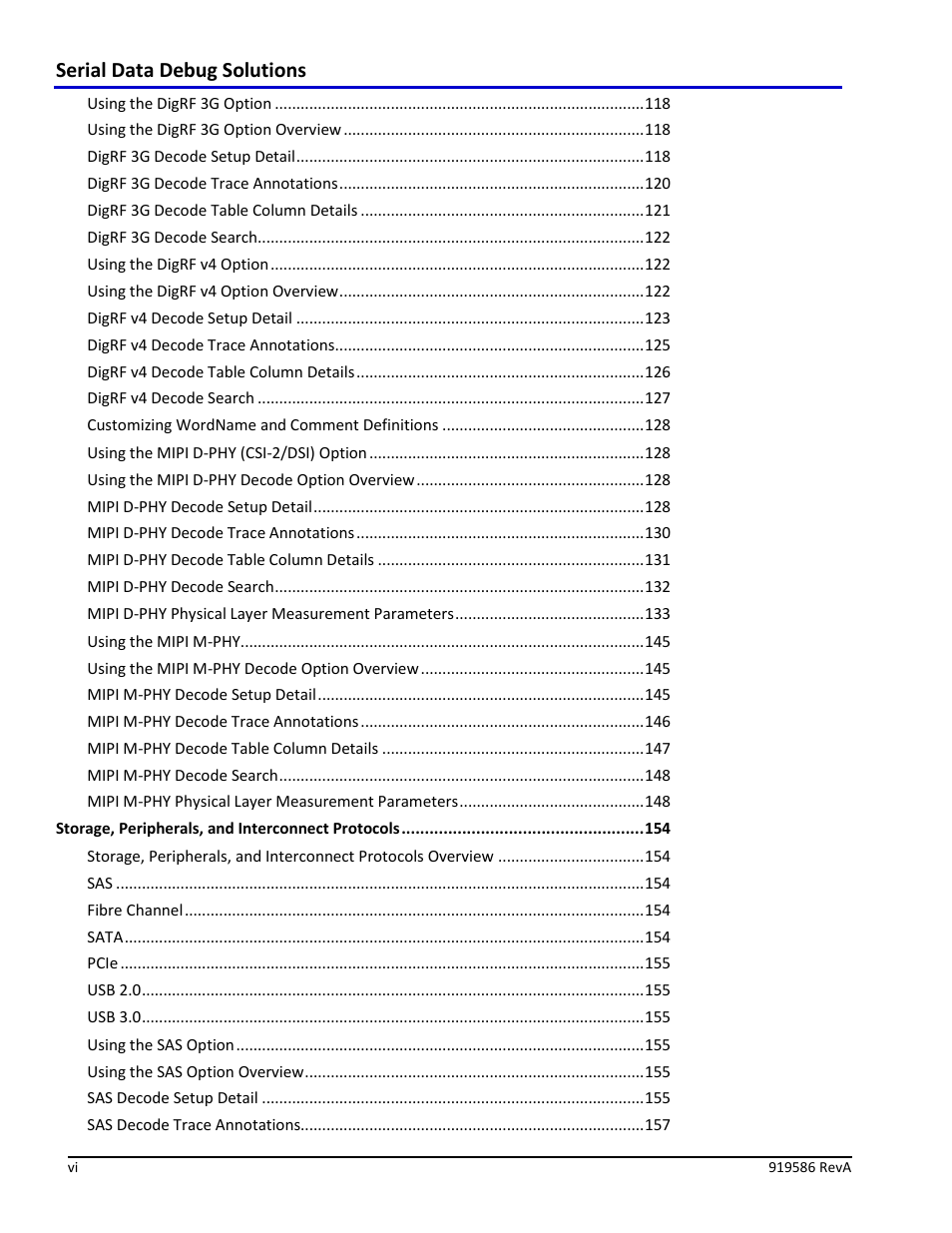 Serial data debug solutions | Teledyne LeCroy Serial Data Debug Solutions User Manual | Page 6 / 204