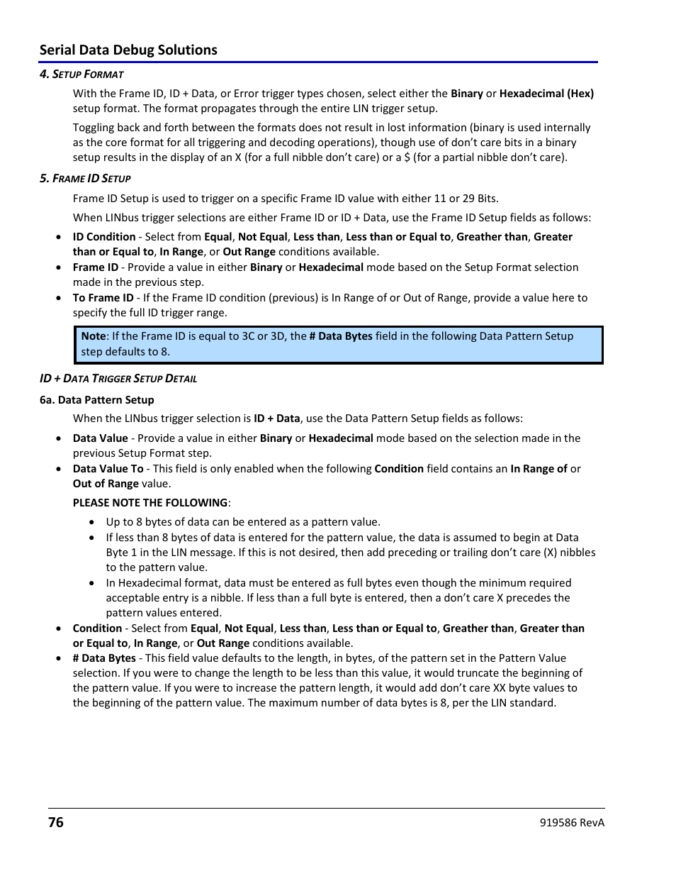 Serial data debug solutions 76 | Teledyne LeCroy Serial Data Debug Solutions User Manual | Page 76 / 204