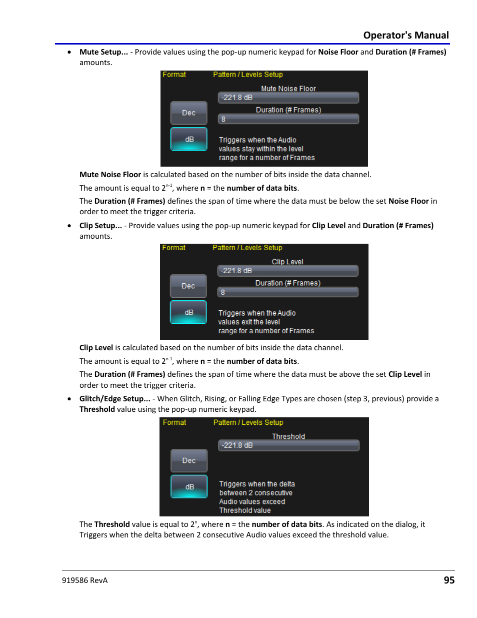 Operator's manual | Teledyne LeCroy Serial Data Debug Solutions User Manual | Page 95 / 204