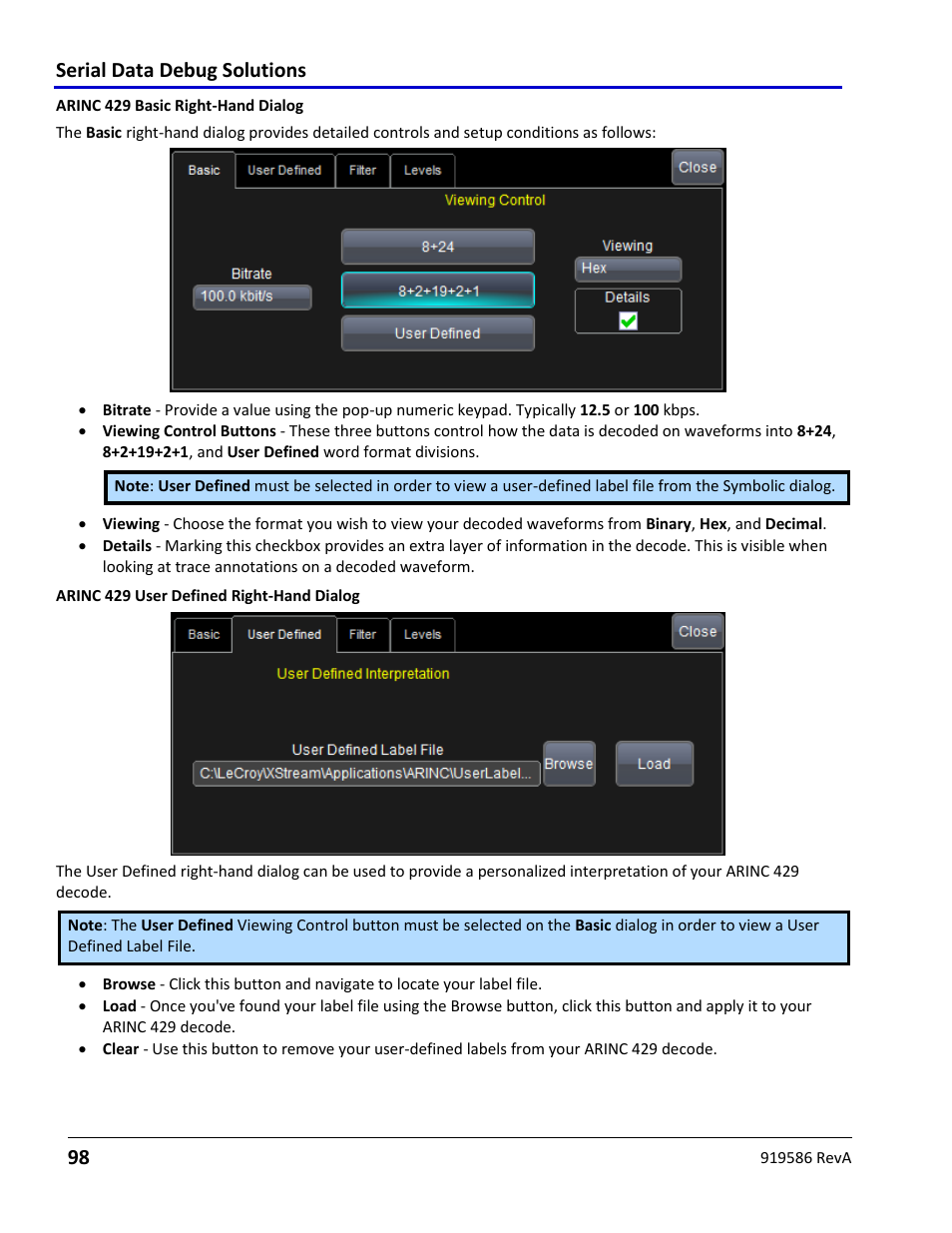 Serial data debug solutions 98 | Teledyne LeCroy Serial Data Debug Solutions User Manual | Page 98 / 204