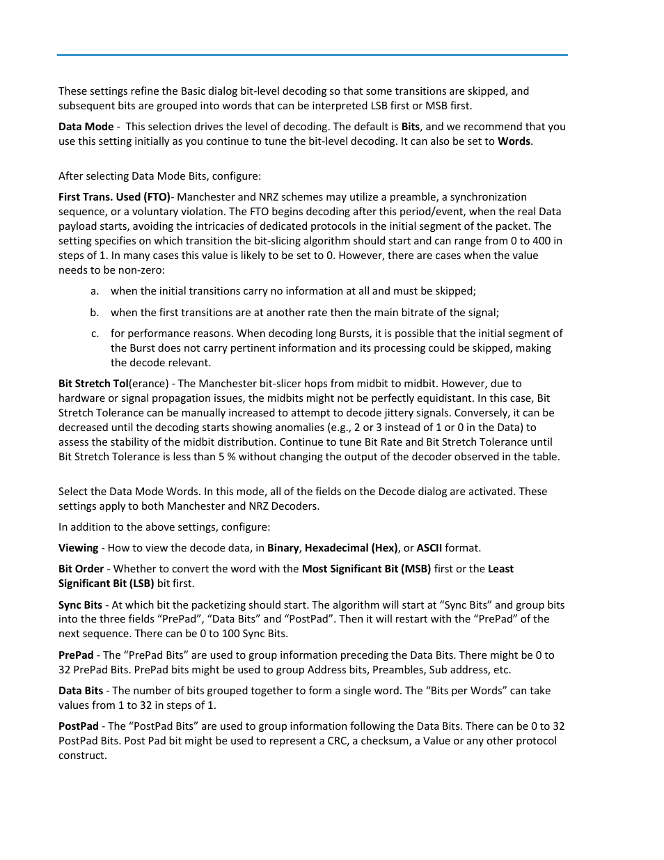 Teledyne LeCroy Line Code and Symbolic Decoders User Manual | Page 8 / 20