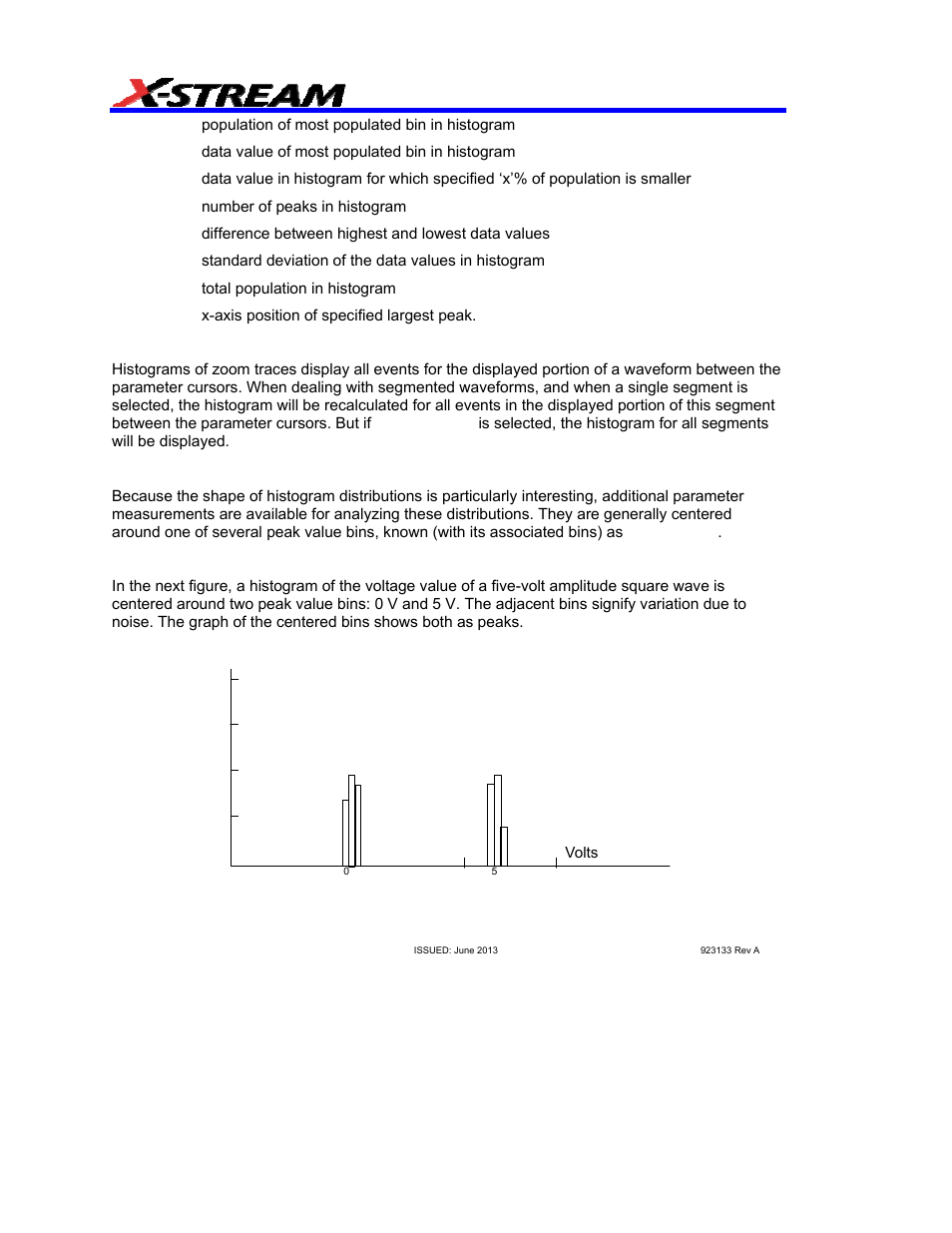 Zoom traces and segmented waveforms, Histogram peaks, Example | Teledyne LeCroy AORM - Advanced Optical Recording Measurements User Manual | Page 108 / 125