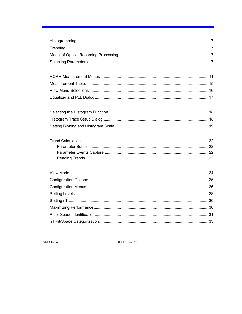 Aorm software package | Teledyne LeCroy AORM - Advanced Optical Recording Measurements User Manual | Page 3 / 125