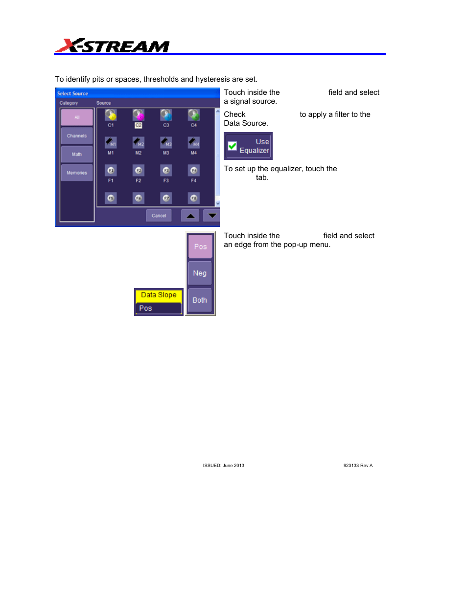 Setting levels | Teledyne LeCroy AORM - Advanced Optical Recording Measurements User Manual | Page 30 / 125