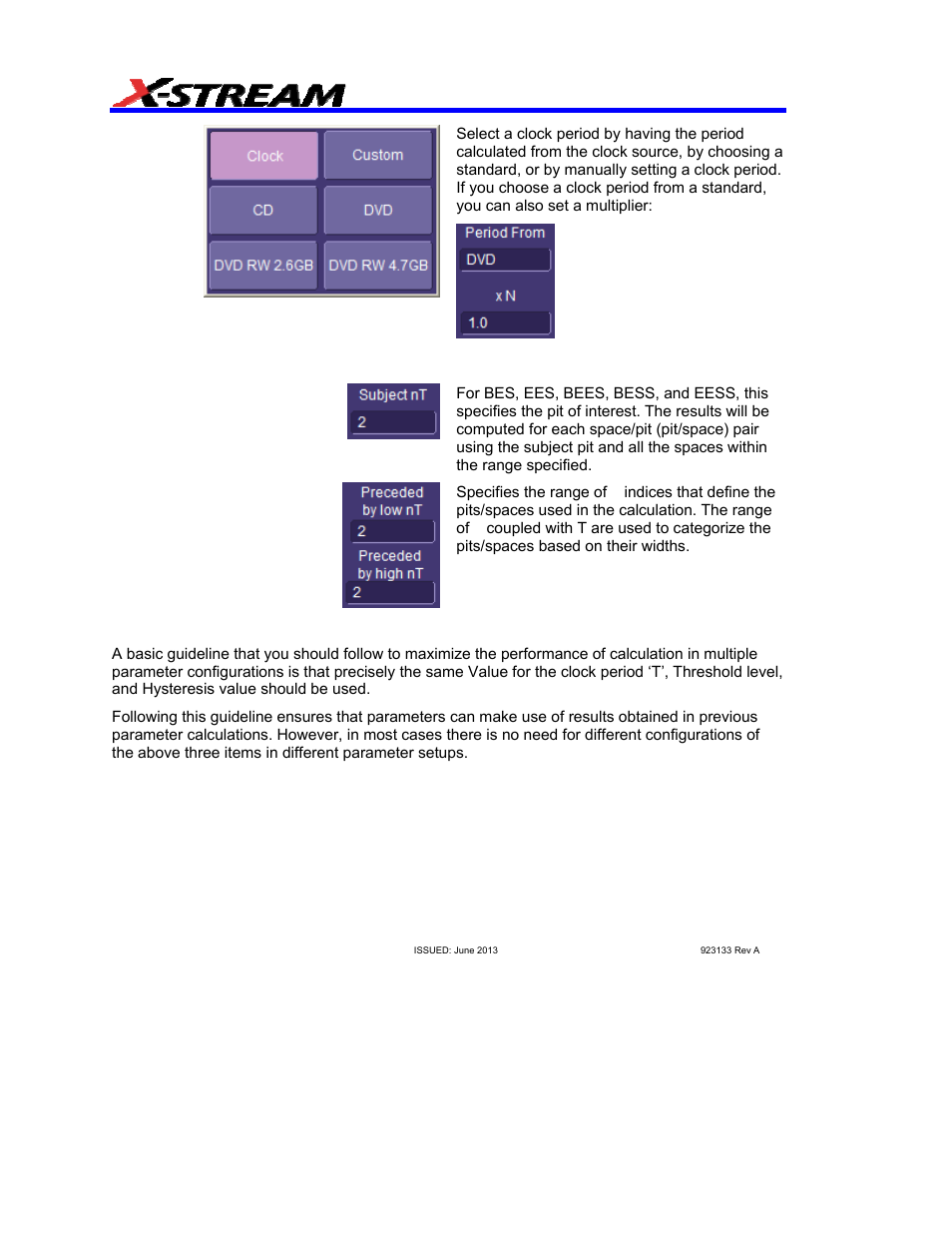 Setting nt, Maximizing performance | Teledyne LeCroy AORM - Advanced Optical Recording Measurements User Manual | Page 32 / 125