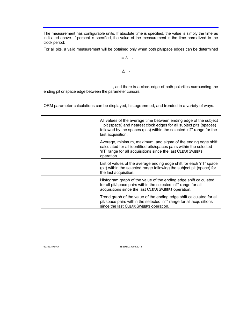 Display options, Aorm software package | Teledyne LeCroy AORM - Advanced Optical Recording Measurements User Manual | Page 43 / 125