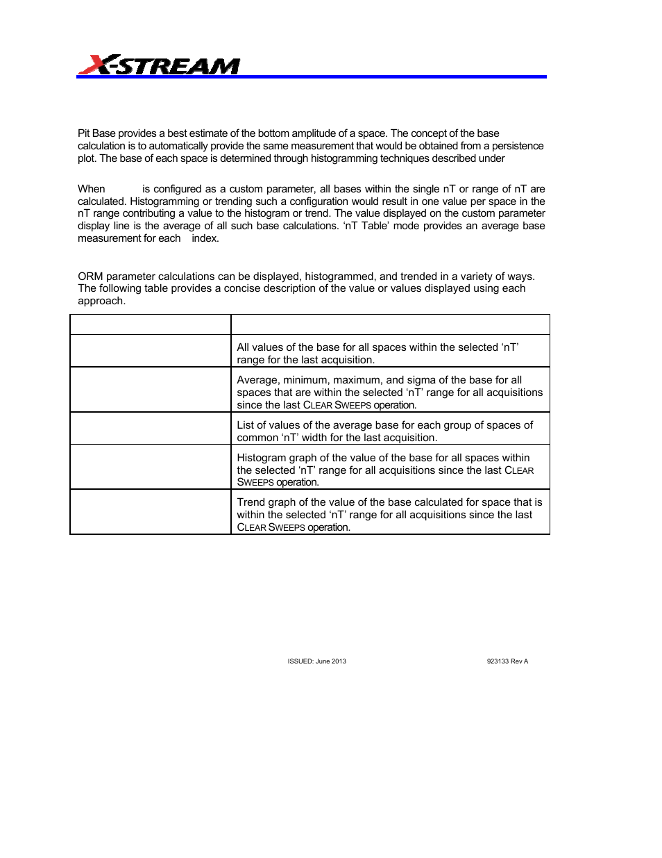 Pbase, Pit base, Description | Display options, Pbase pit base | Teledyne LeCroy AORM - Advanced Optical Recording Measurements User Manual | Page 62 / 125
