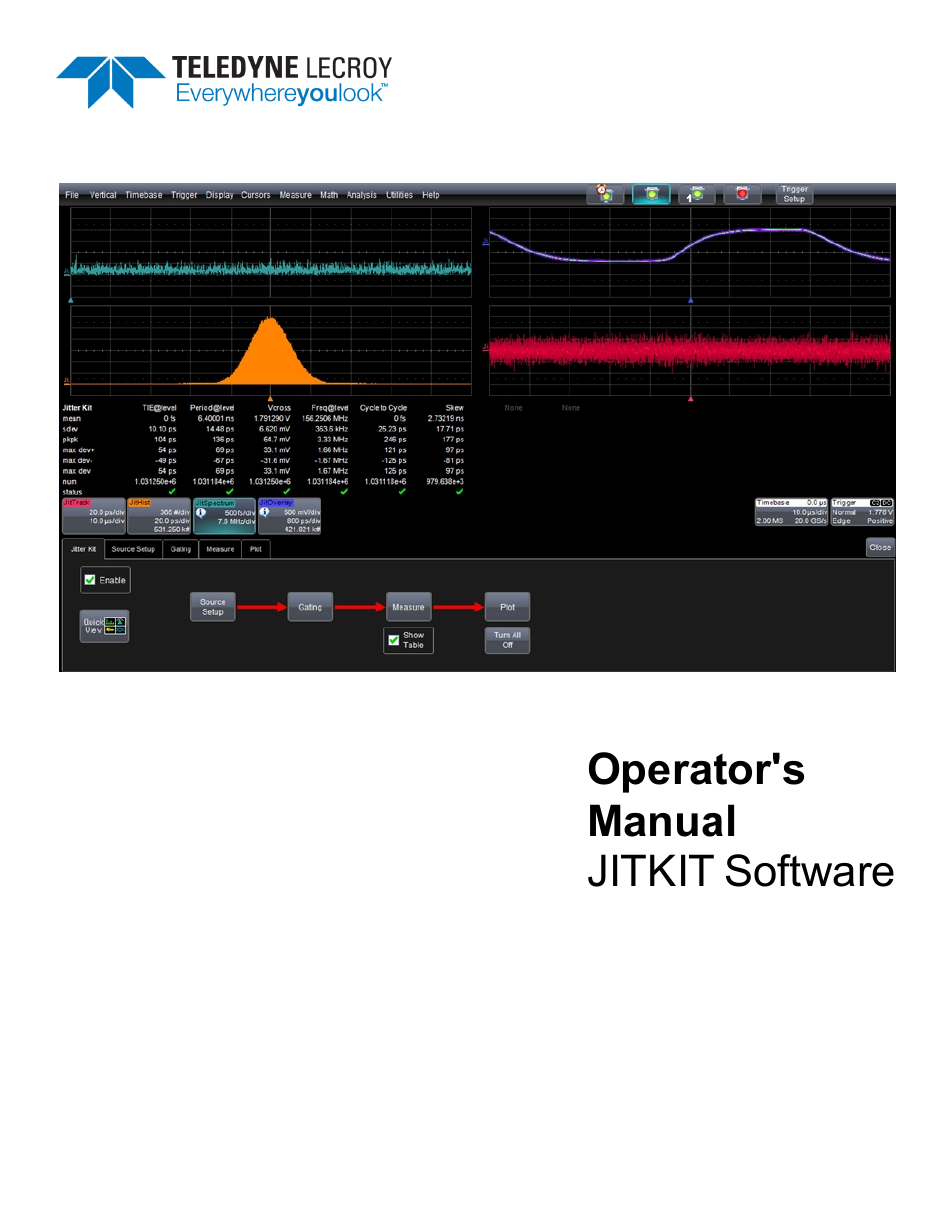 Teledyne LeCroy JitKit User Manual | 16 pages