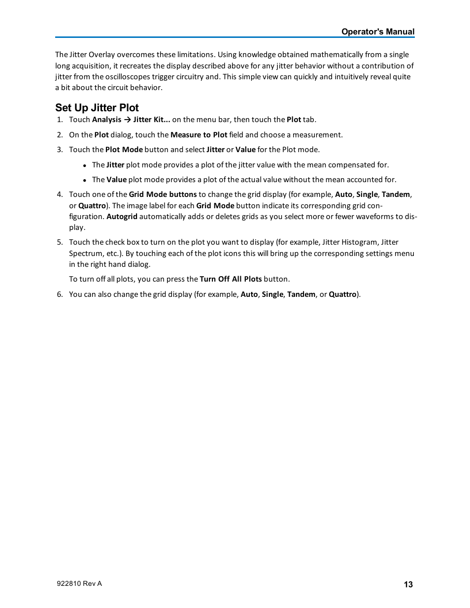 Set up jitter plot | Teledyne LeCroy JitKit User Manual | Page 15 / 16