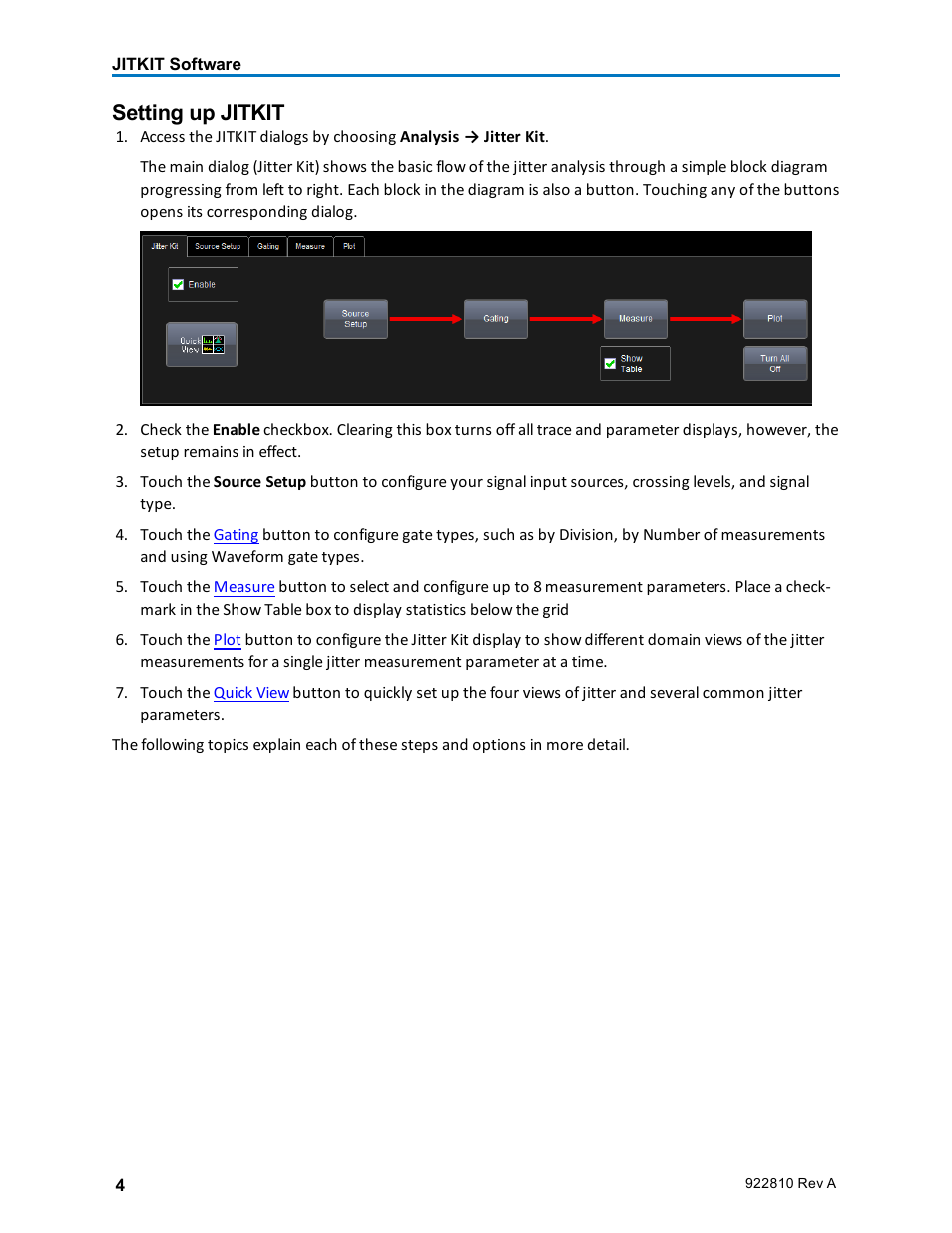 Setting up jitkit | Teledyne LeCroy JitKit User Manual | Page 6 / 16