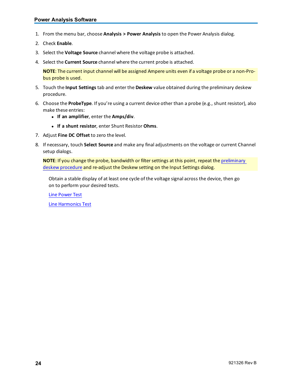Teledyne LeCroy Power Analyzer Package User Manual | Page 26 / 34