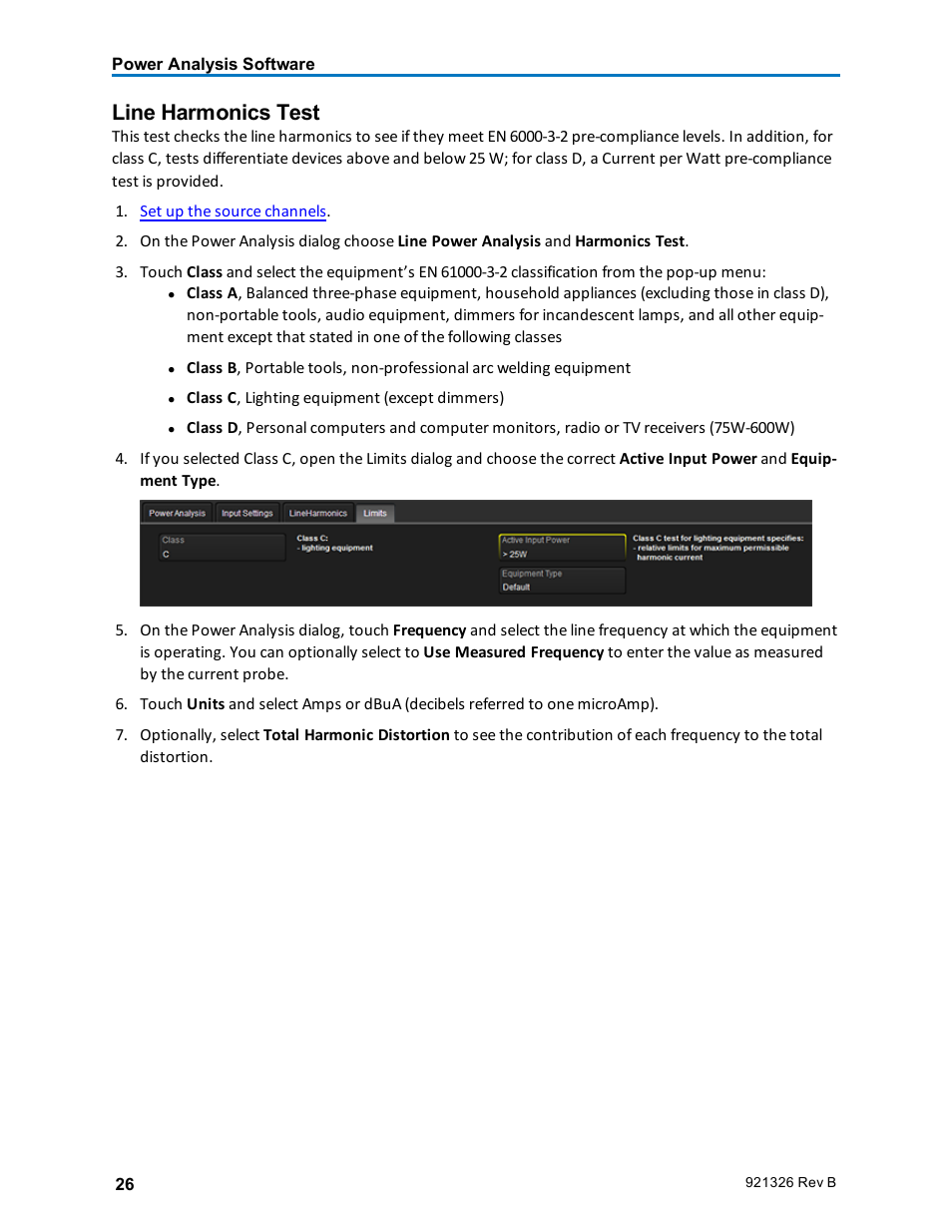 Line harmonics test | Teledyne LeCroy Power Analyzer Package User Manual | Page 28 / 34