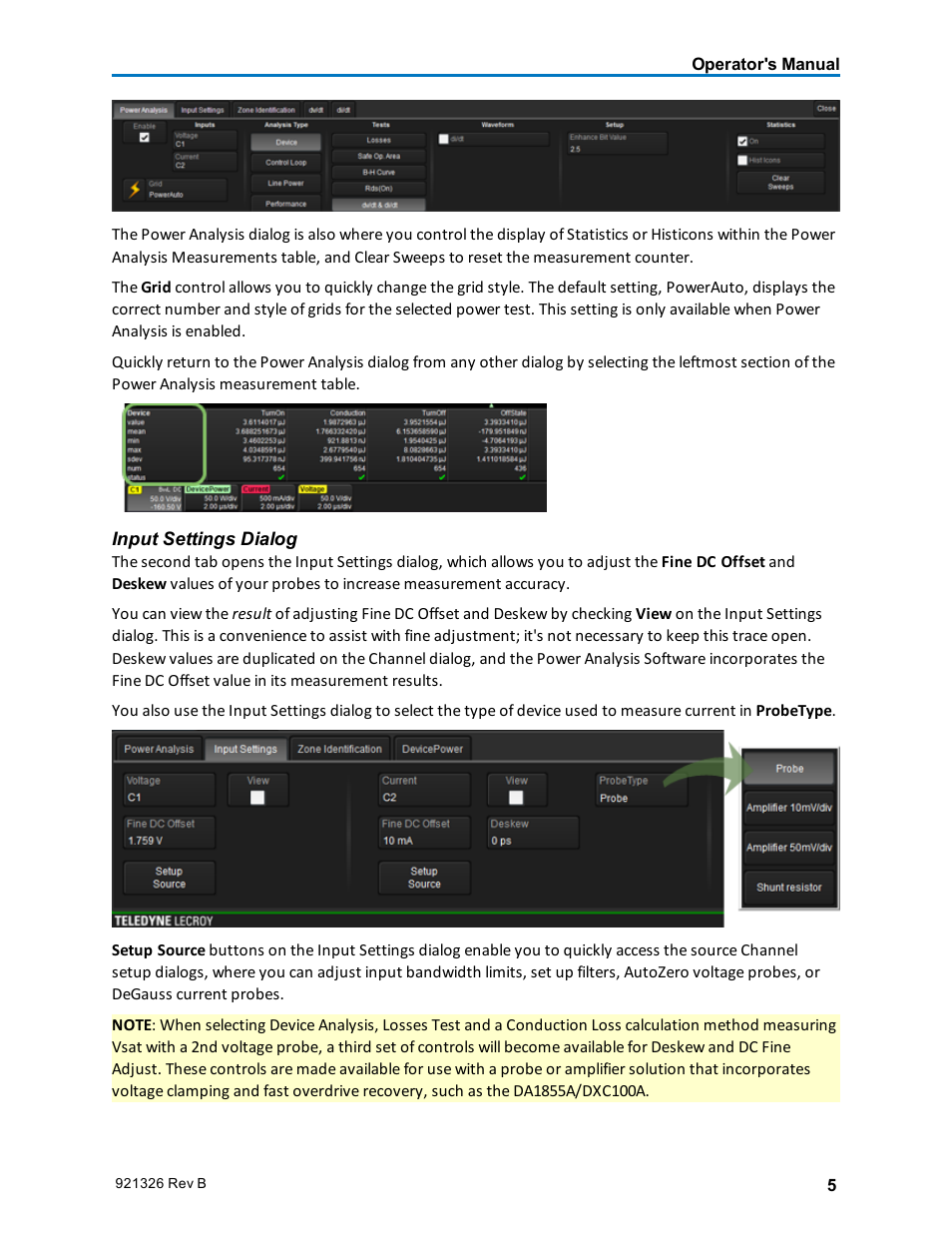 Teledyne LeCroy Power Analyzer Package User Manual | Page 7 / 34