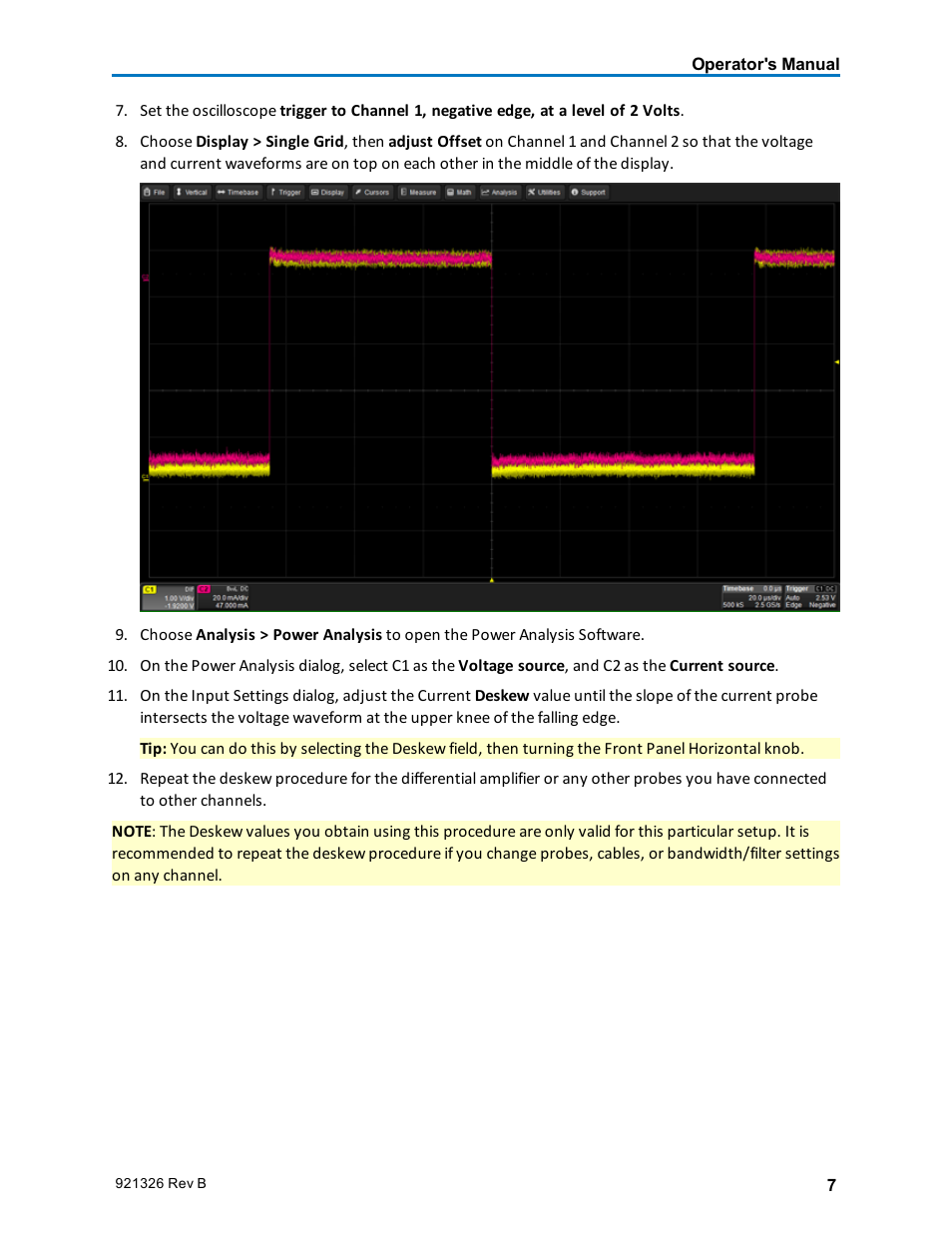 Teledyne LeCroy Power Analyzer Package User Manual | Page 9 / 34