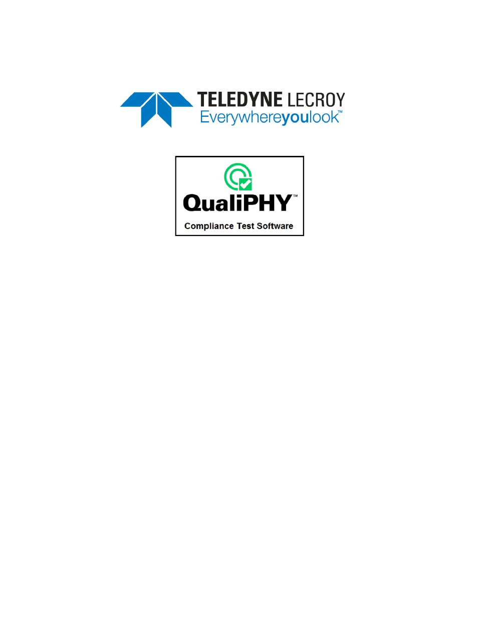 Teledyne LeCroy QPHY-10GBase-KR User Manual | 28 pages