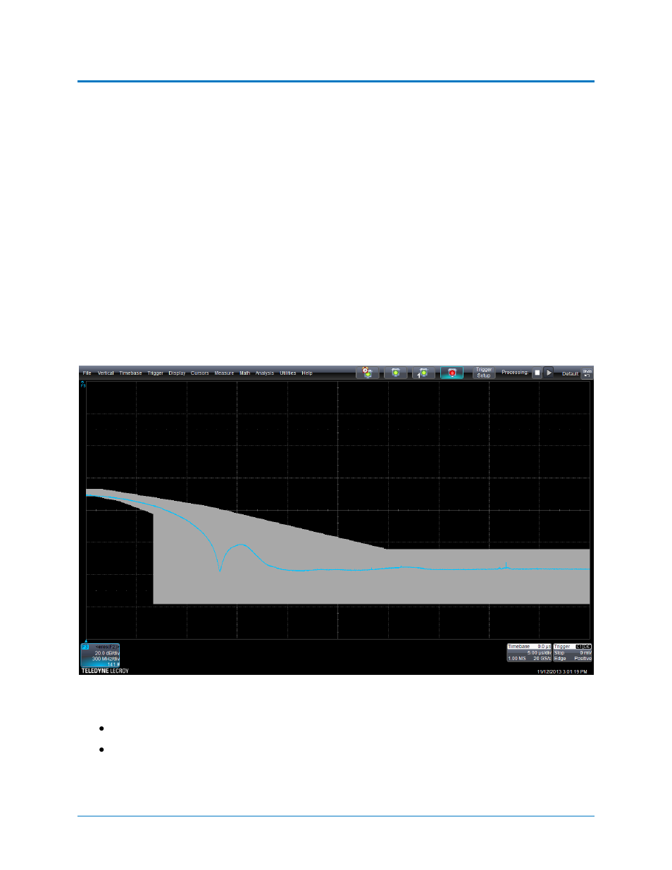 Test 5 - transmitter power spectral density, What is measured, Test methodology | Default pass condition | Teledyne LeCroy QPHY-10GBase-T User Manual | Page 23 / 36