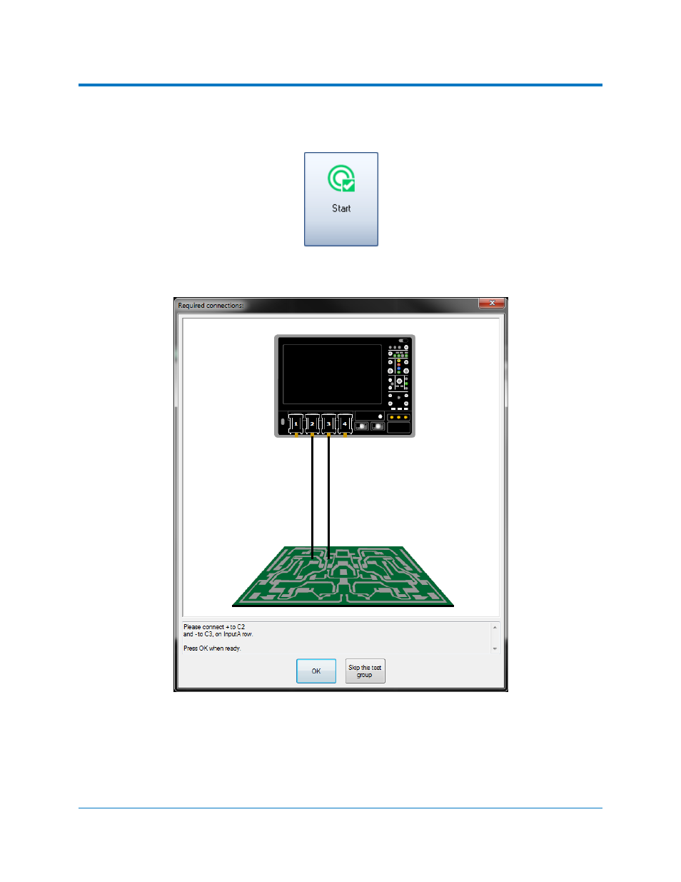 Qphy-broadr-reach operation, Figure 7 - start button, Qphy-broadr-reach software option | Teledyne LeCroy QPHY-BroadR-Reach User Manual | Page 15 / 33
