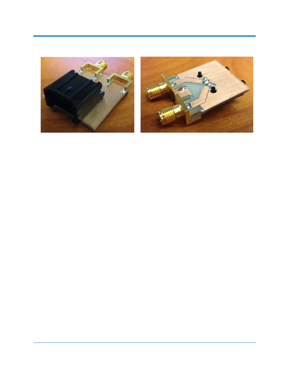 Qphy-broadr-reach test configurations, Figure 10 - example of custom sma breakout fixture, Qphy-broadr-reach software option | Teledyne LeCroy QPHY-BroadR-Reach User Manual | Page 17 / 33