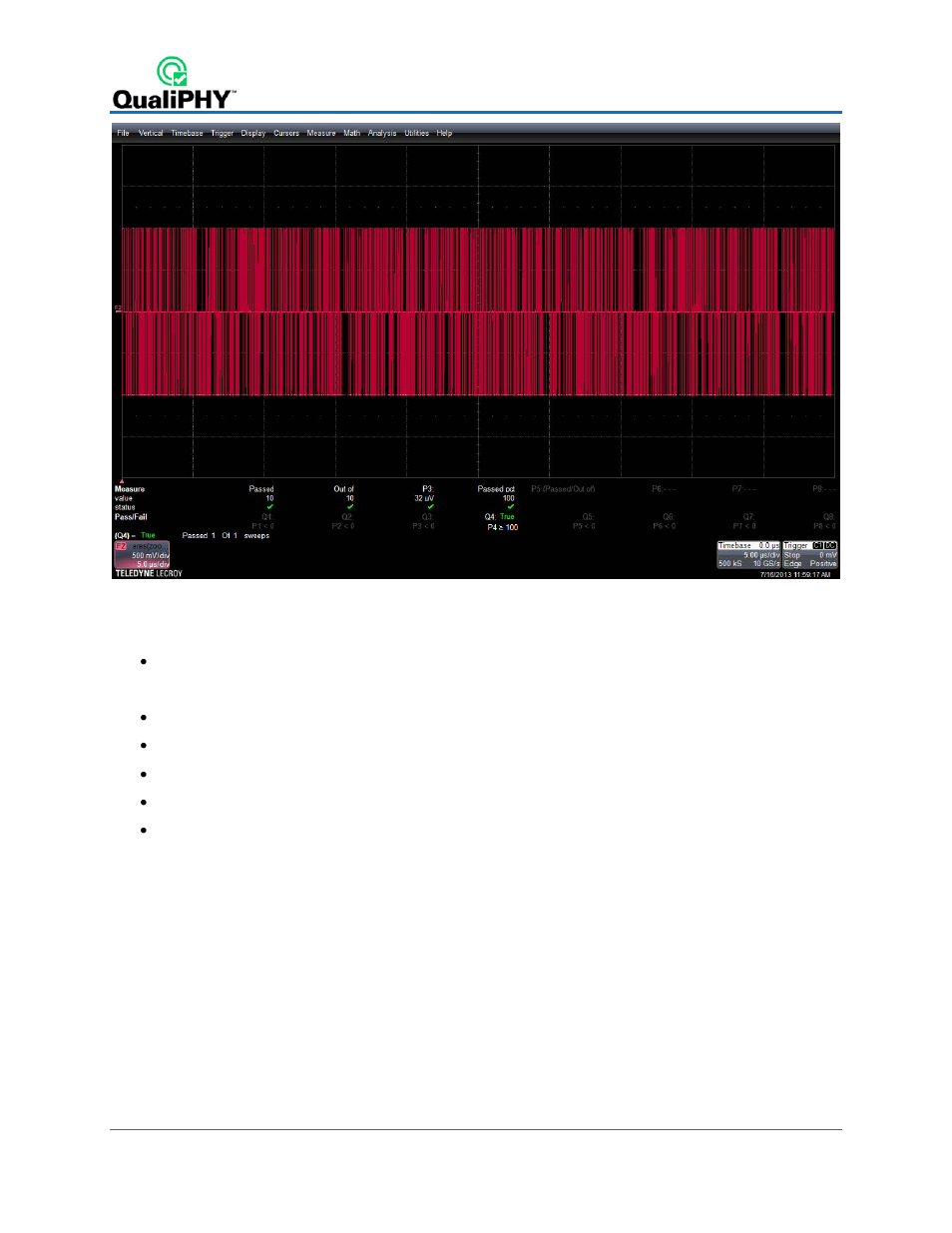 Figure 20 – transmitter distortion | Teledyne LeCroy QPHY-BroadR-Reach User Manual | Page 28 / 33