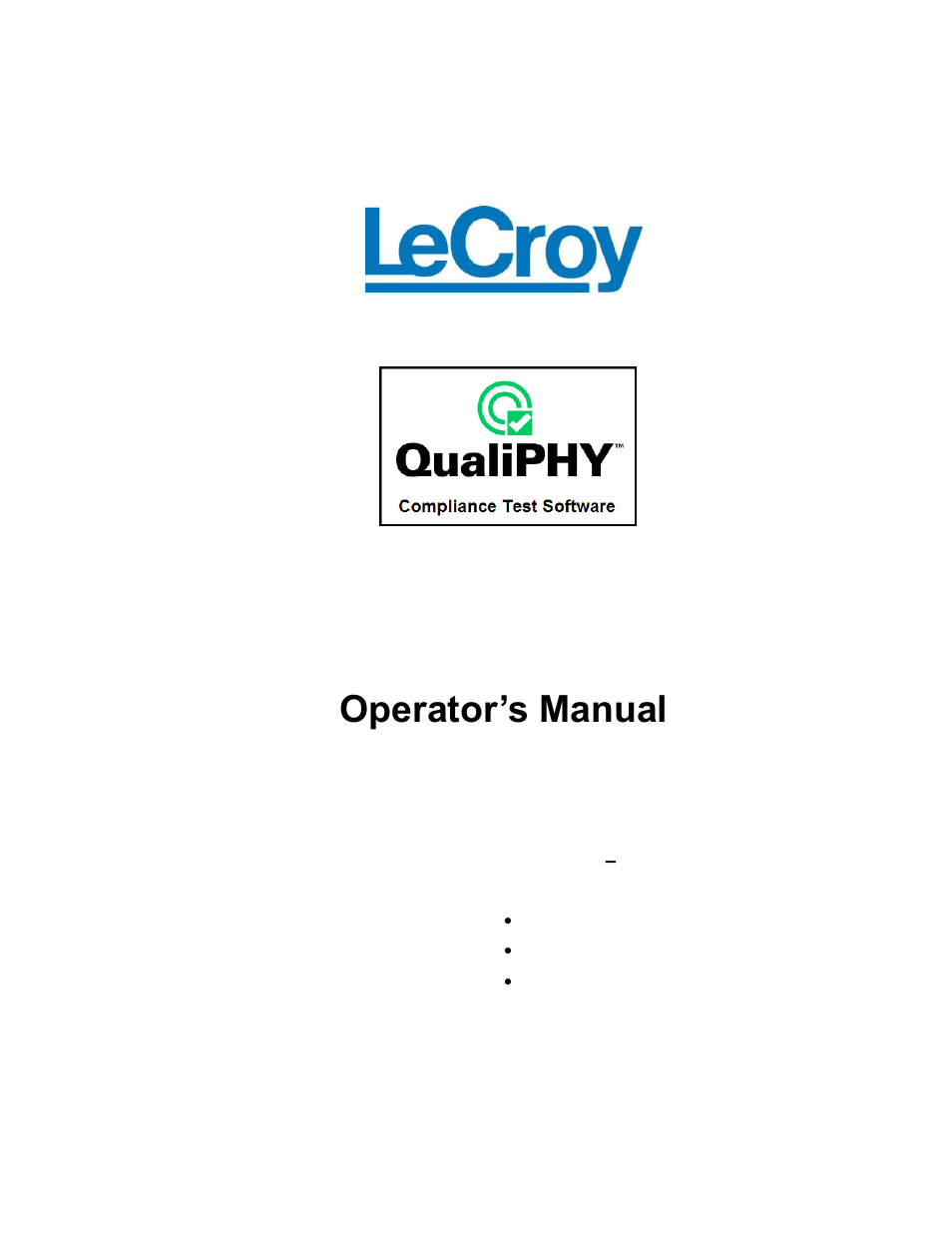 Teledyne LeCroy QPHY-DDR2 User Manual | 47 pages