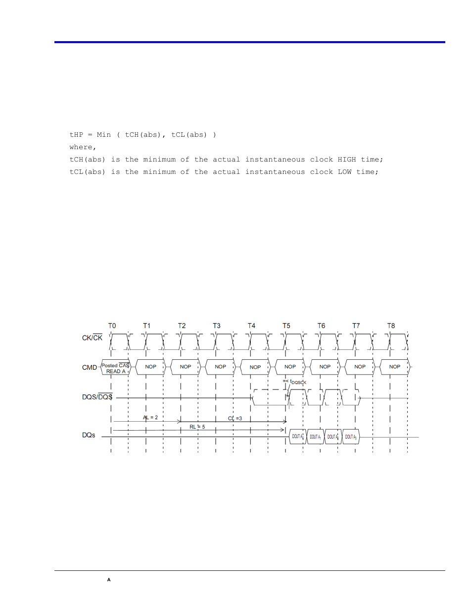 Thp, ck half pulse width, Tqhs, dq hold skew factor, Tqh, dq/dqs output hold time from dqs | Tdqsck, dqs output access time from ck/ck, Tac, dq output access time from ck/ck, Qphy-ddr2 software option | Teledyne LeCroy QPHY-DDR2 User Manual | Page 41 / 47