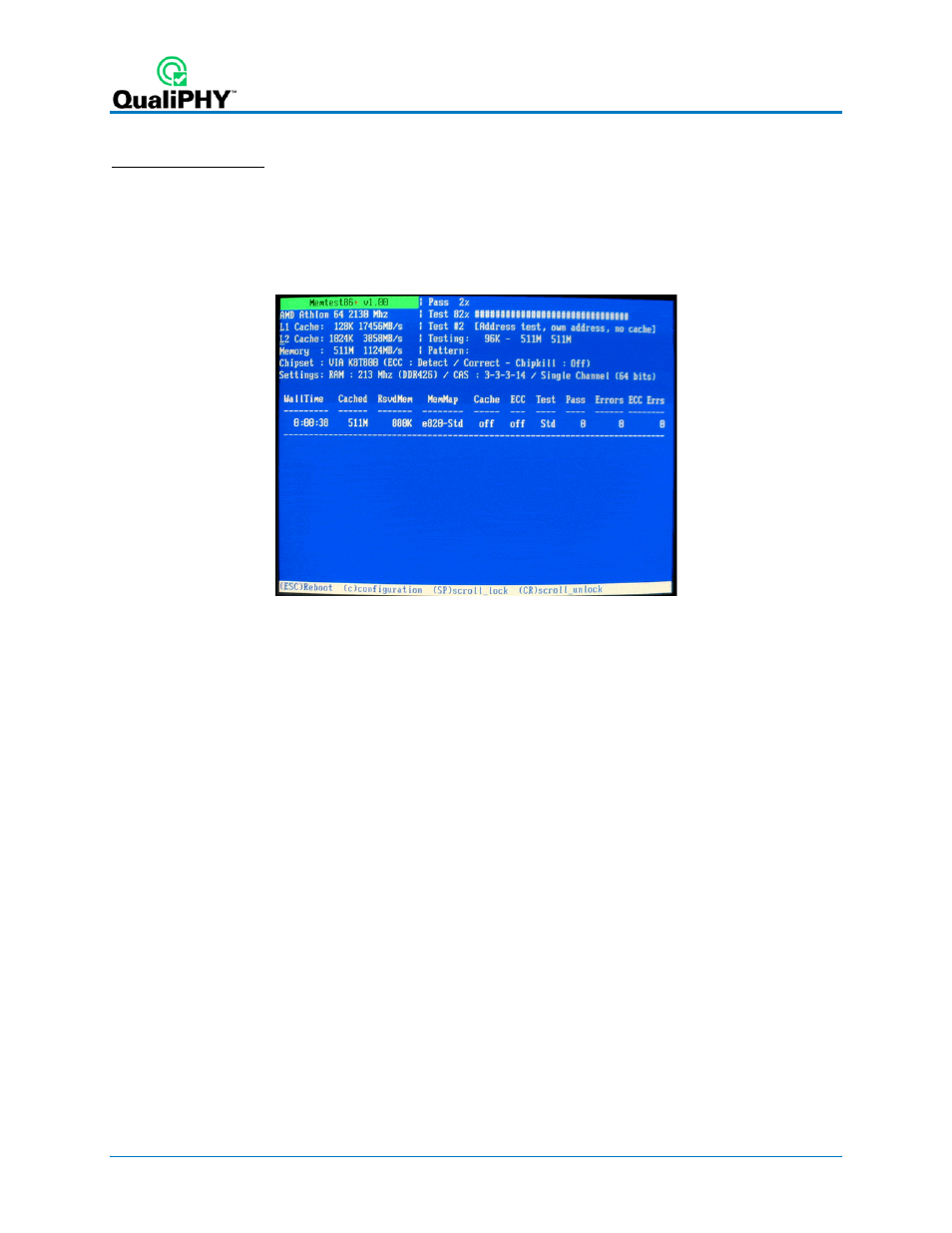 Figure 10 – memtest86 | Teledyne LeCroy QPHY-DDR4 User Manual | Page 20 / 73