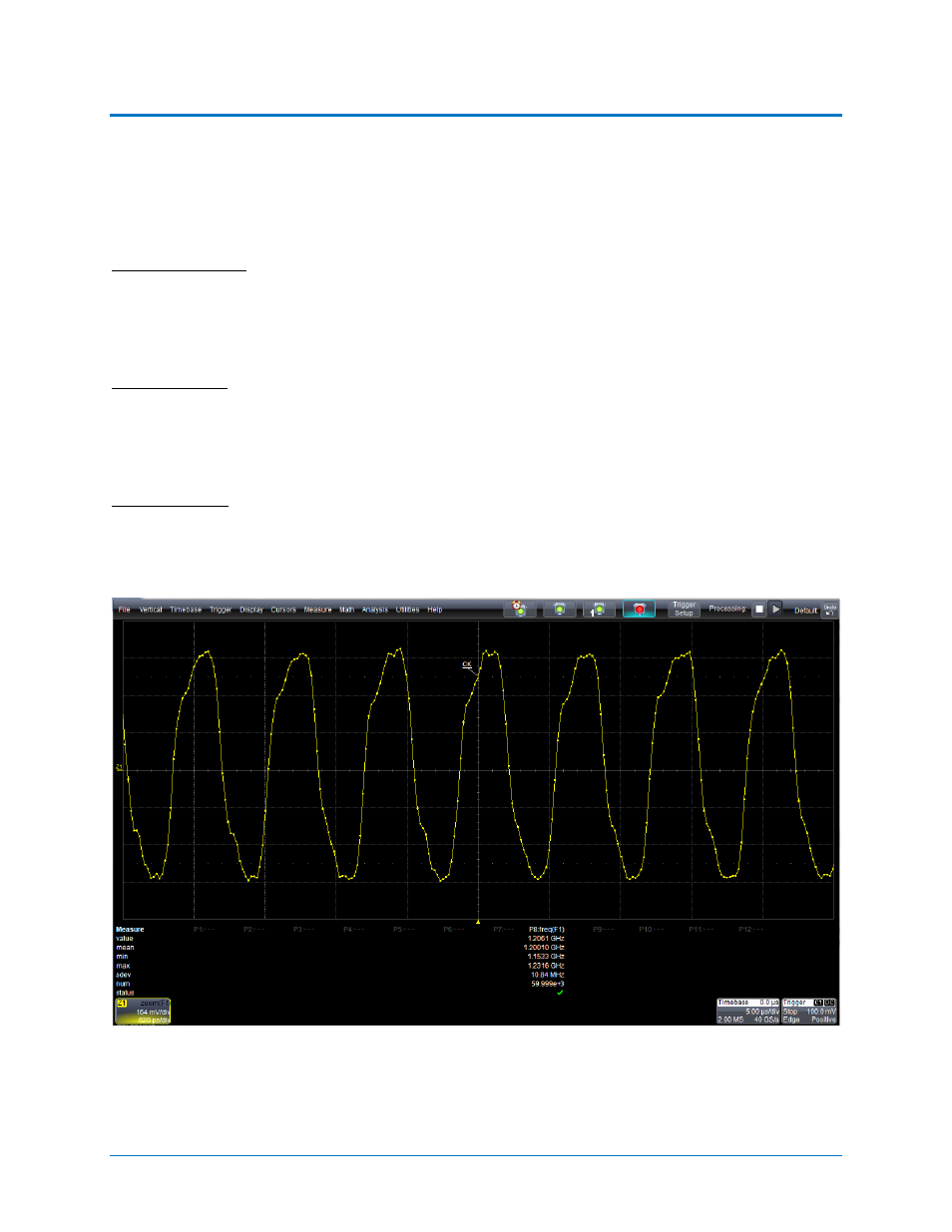 Initial signal checking, Figure 11 – verification of ck signal | Teledyne LeCroy QPHY-DDR4 User Manual | Page 21 / 73