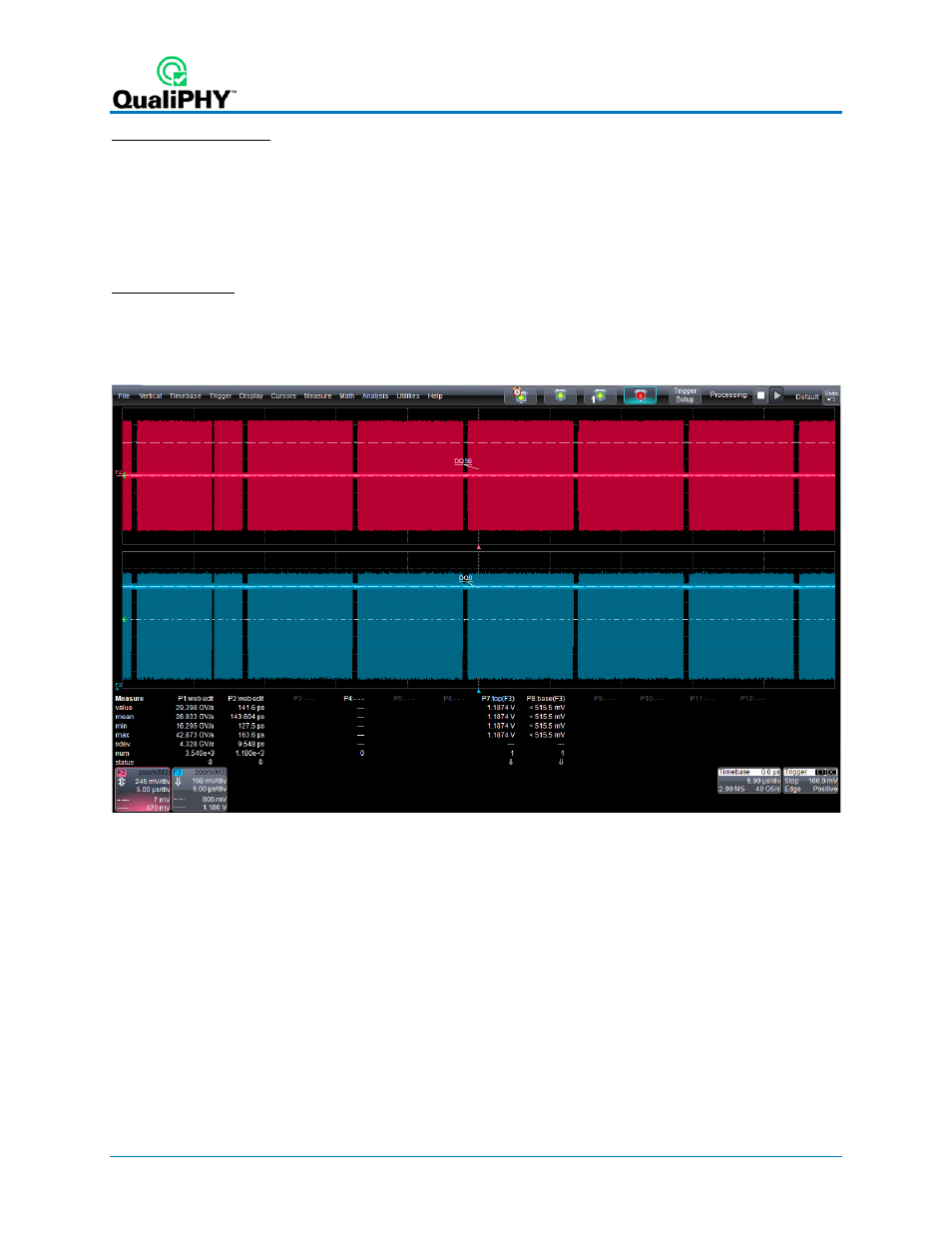 Figure 12 – verification of idle levels | Teledyne LeCroy QPHY-DDR4 User Manual | Page 22 / 73