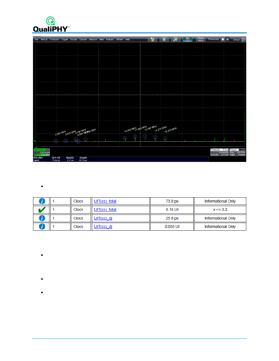 Figure 19 - tjit(cc)_total and tjit(cc)_dj results | Teledyne LeCroy QPHY-DDR4 User Manual | Page 34 / 73
