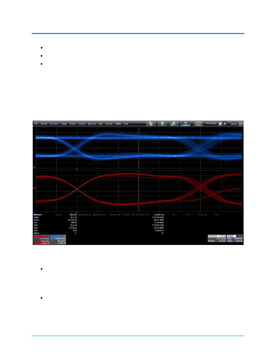 Read bursts (outputs) - dq and dqs eyes | Teledyne LeCroy QPHY-DDR4 User Manual | Page 41 / 73