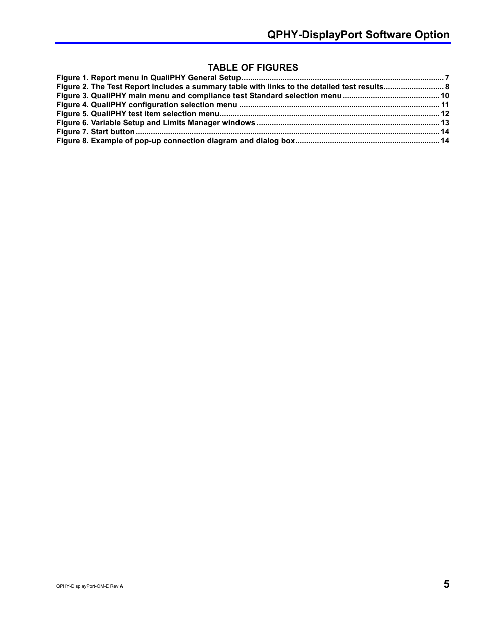 Qphy-displayport software option | Teledyne LeCroy QPHY-DisplayPort User Manual | Page 5 / 19