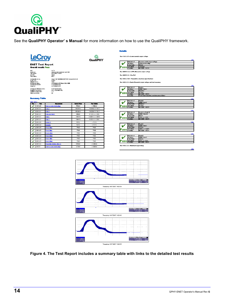 Teledyne LeCroy QPHY-ENET User Manual | Page 14 / 78