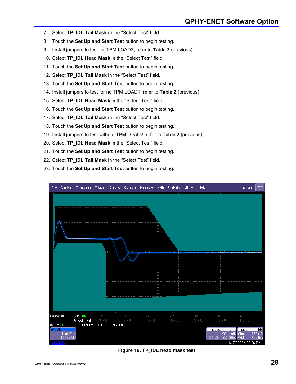 Qphy-enet software option | Teledyne LeCroy QPHY-ENET User Manual | Page 29 / 78