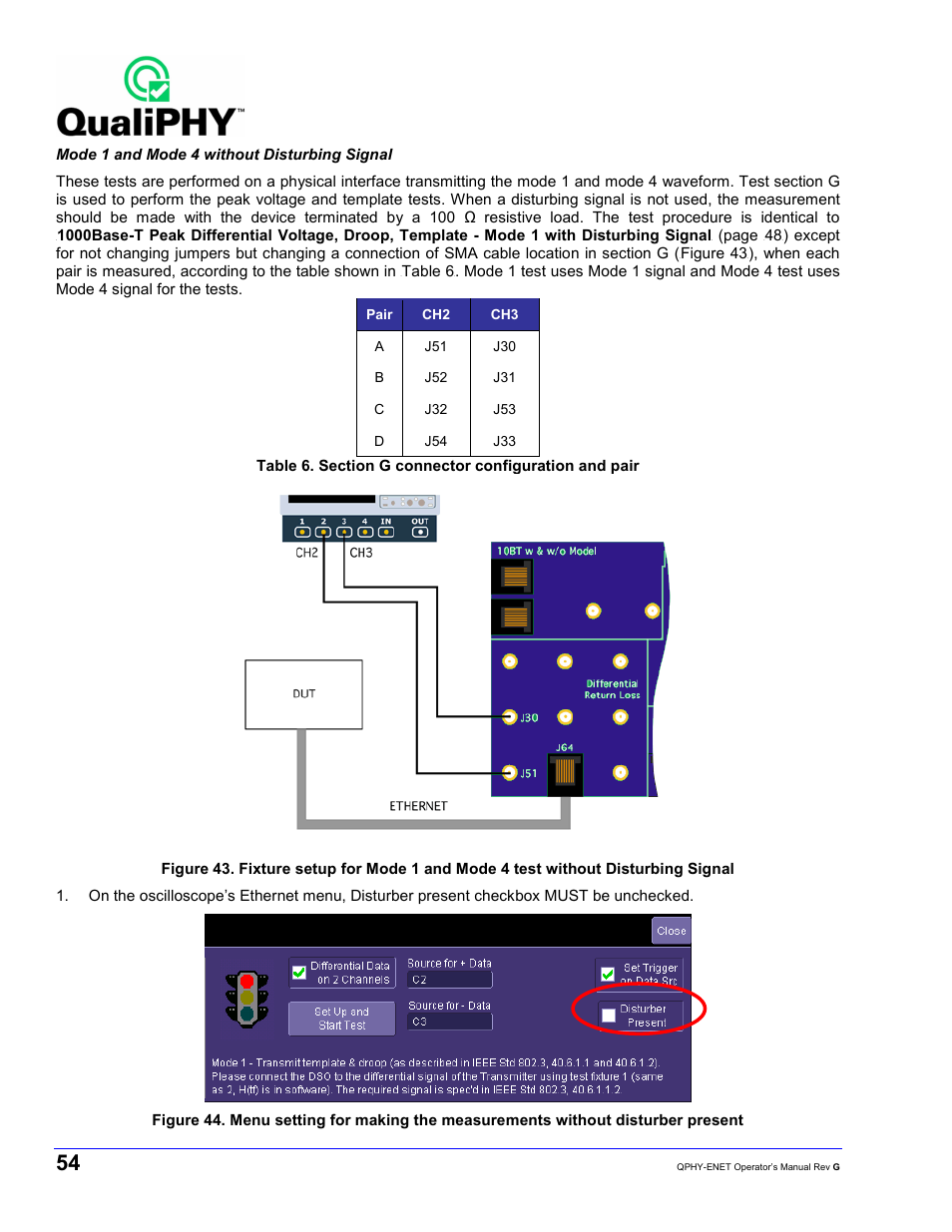 Teledyne LeCroy QPHY-ENET User Manual | Page 54 / 78