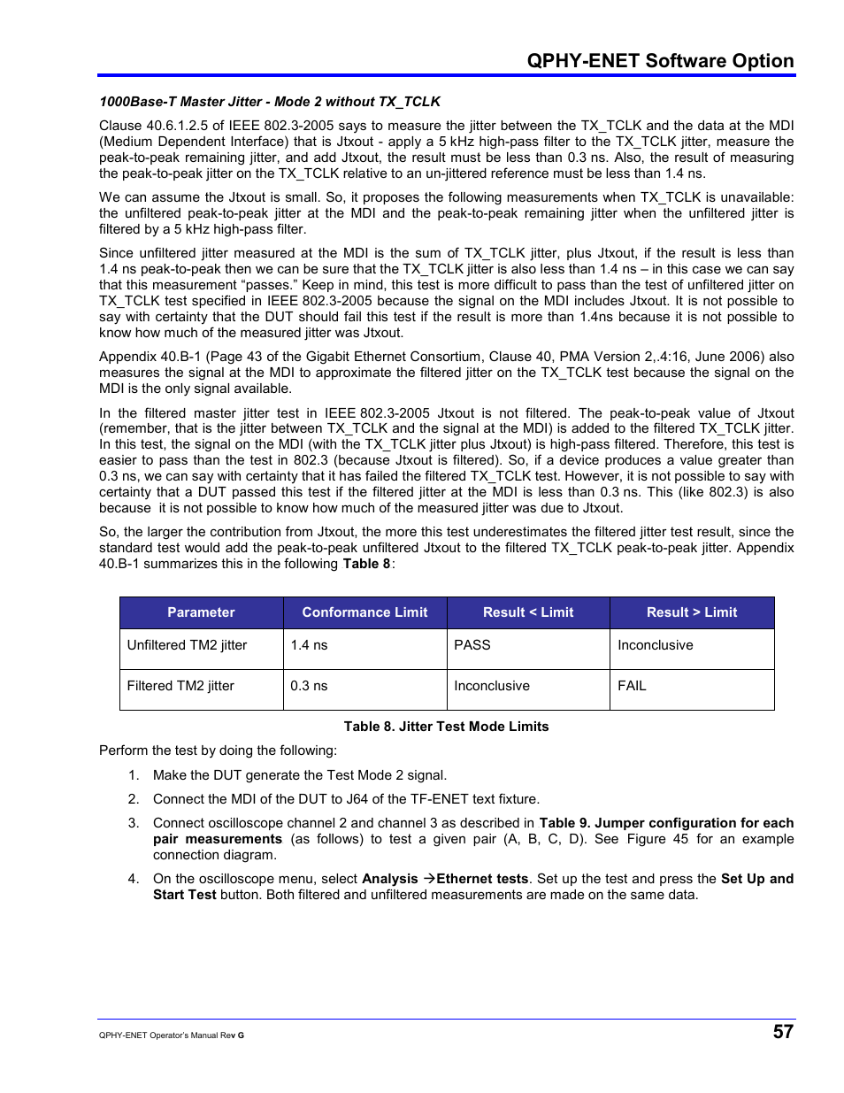 Qphy-enet software option | Teledyne LeCroy QPHY-ENET User Manual | Page 57 / 78