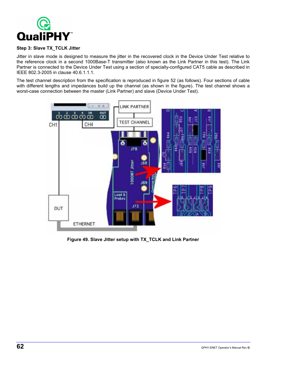 Teledyne LeCroy QPHY-ENET User Manual | Page 62 / 78