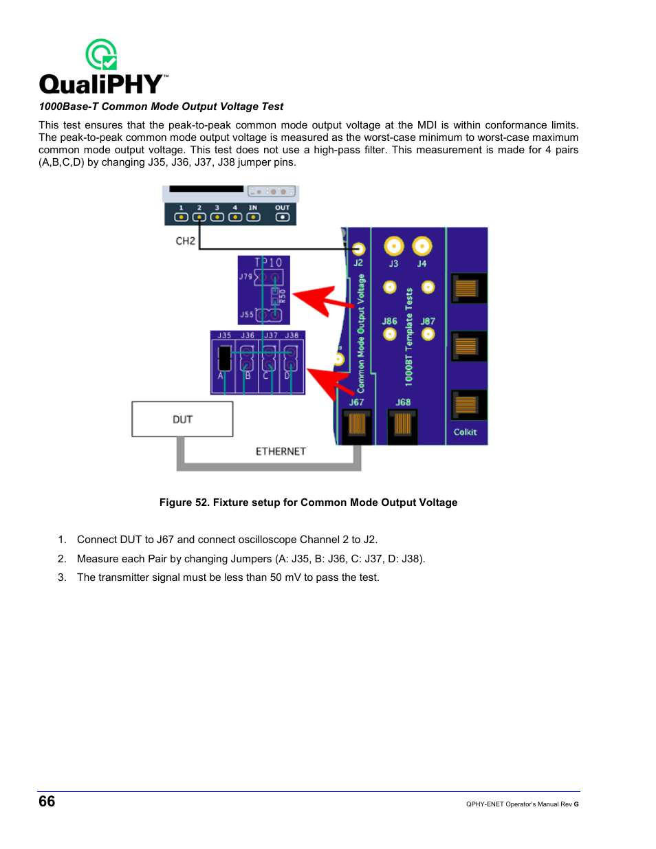 Teledyne LeCroy QPHY-ENET User Manual | Page 66 / 78