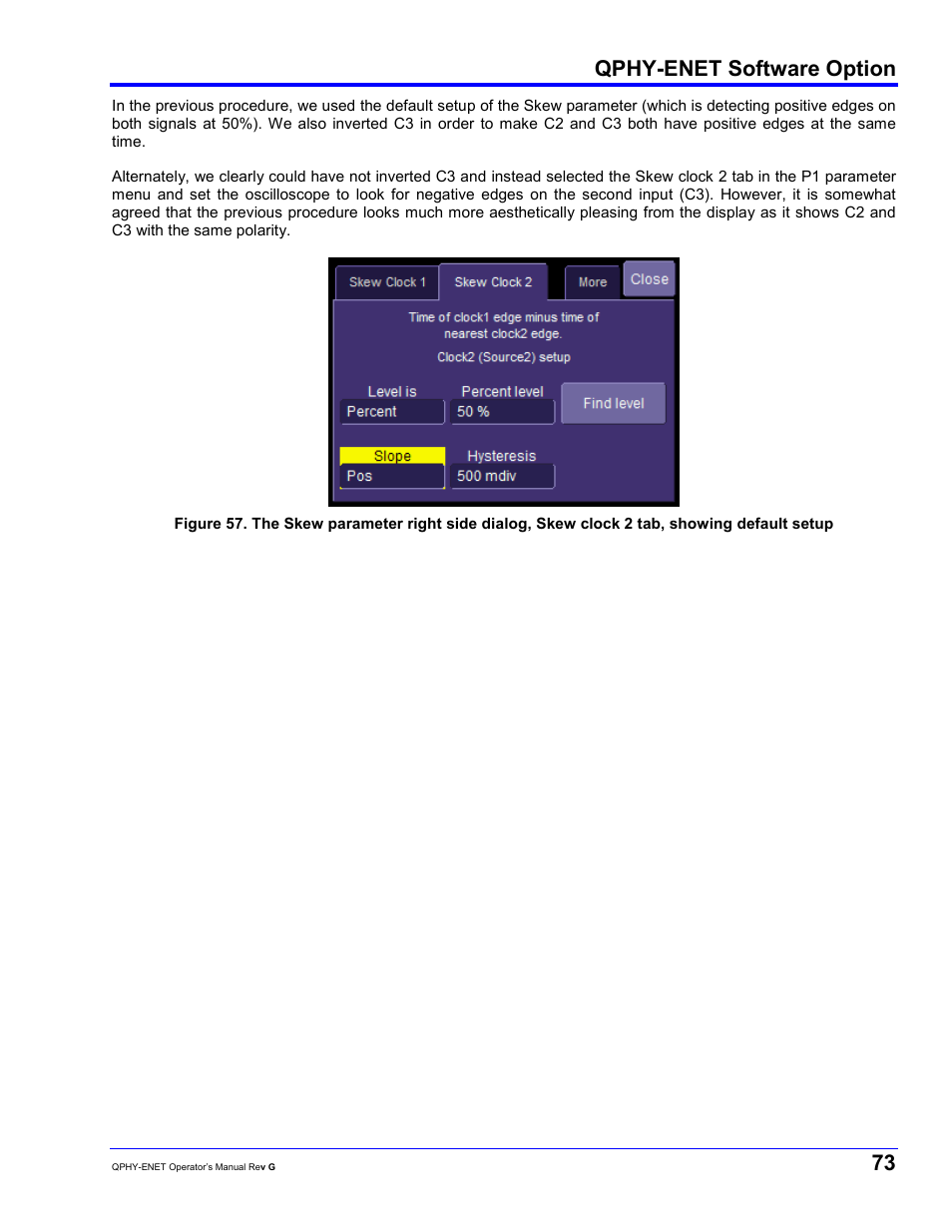 Qphy-enet software option | Teledyne LeCroy QPHY-ENET User Manual | Page 73 / 78