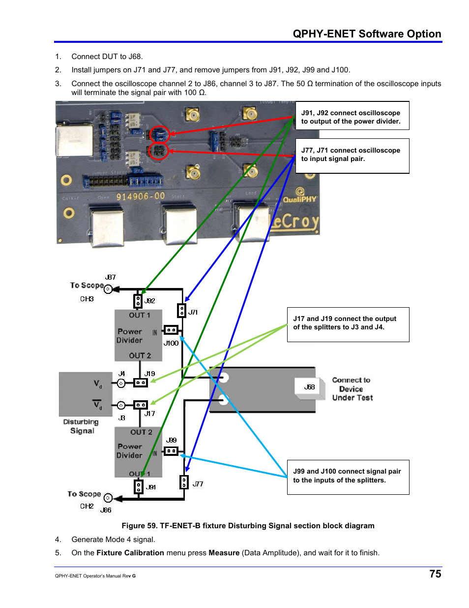 Qphy-enet software option | Teledyne LeCroy QPHY-ENET User Manual | Page 75 / 78