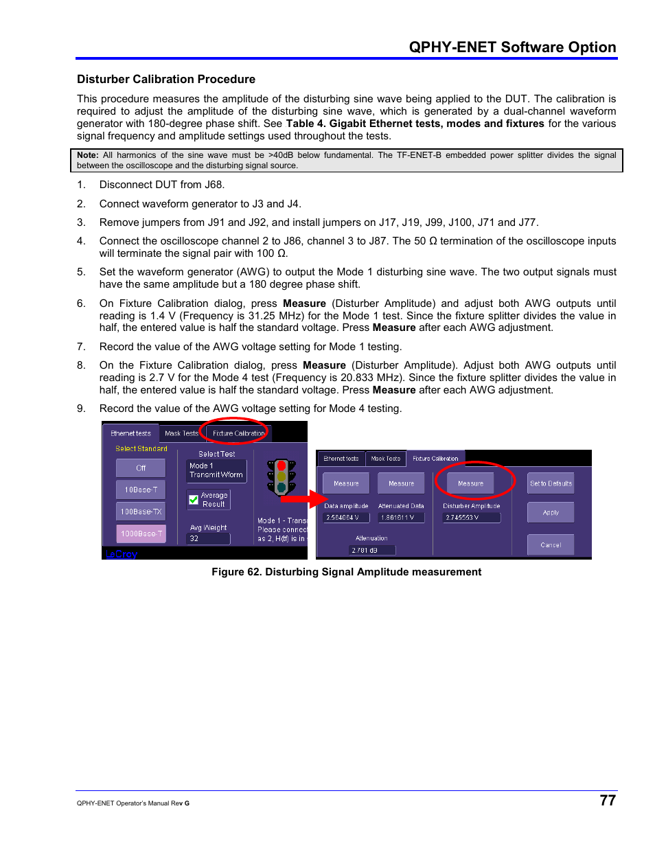 Qphy-enet software option | Teledyne LeCroy QPHY-ENET User Manual | Page 77 / 78