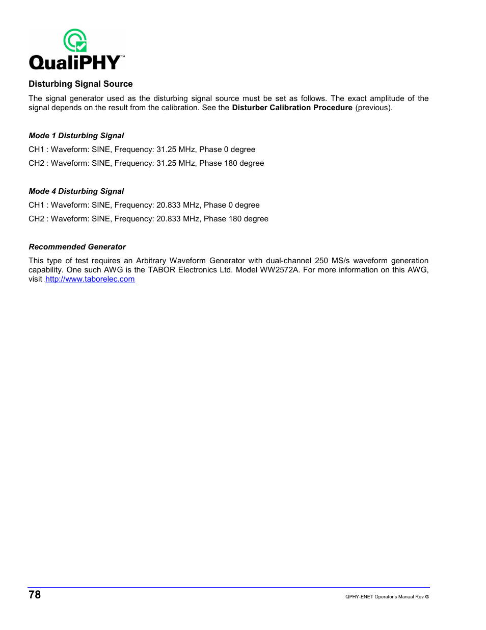 Teledyne LeCroy QPHY-ENET User Manual | Page 78 / 78